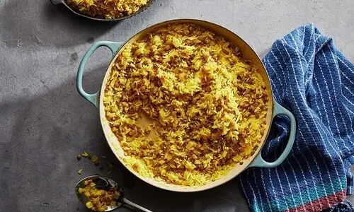 طرز تهیه عدس پلو بدون گوشت | بهترین جایگزین‌های گوشت در عدس پلو