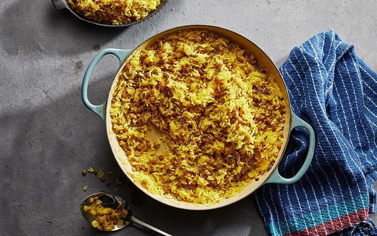 طرز تهیه عدس پلو بدون گوشت | بهترین جایگزین‌های گوشت در عدس پلو