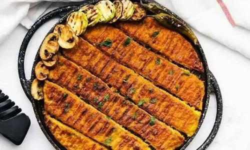 طرز تهیه کباب تابه ای مرغ با سس آلبالو | چیکار کنم کباب تابه ای مرغ خشک نشه ؟