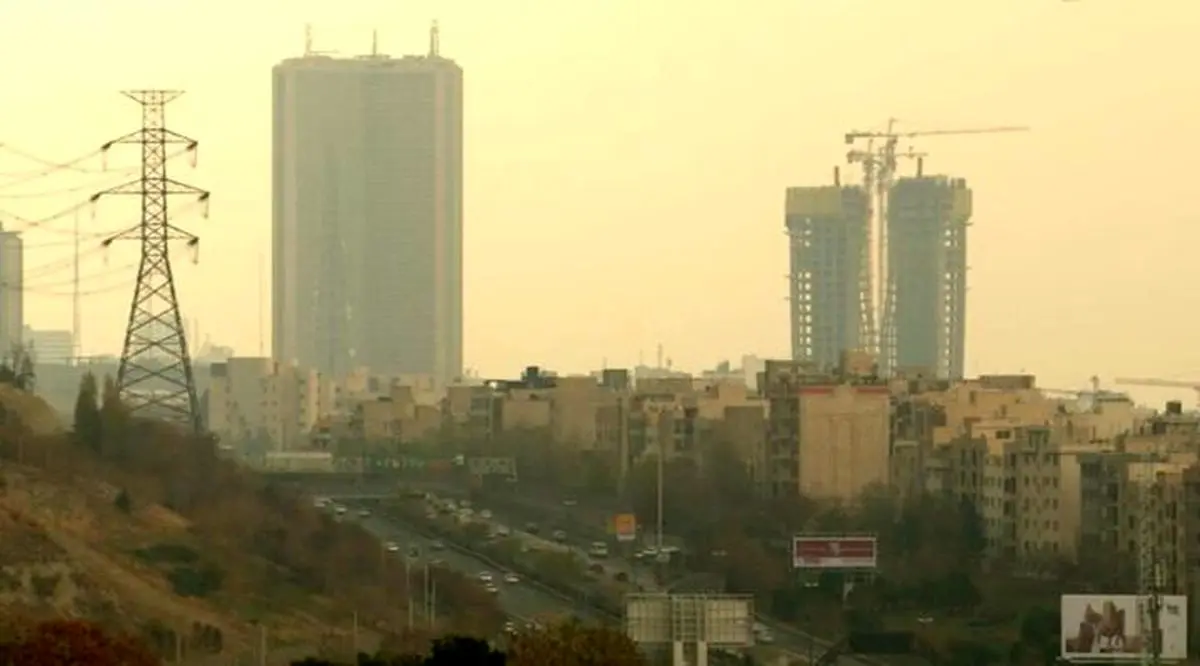 هوای تهران ناسالم شد | شاخص آلودگی هوا تهران امروز 10 آذر