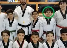 آخرین یادگاری کودک شهید برای مربی تکواندویش