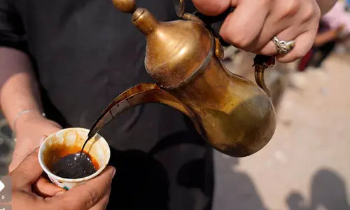 نذر جالب قهوه در آبادان + ویدئو