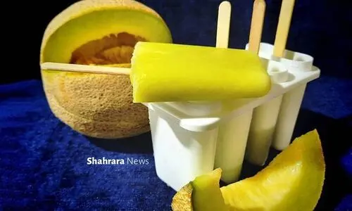 روش تهیه بستنی یخی طالبی در خانه | پول توجیبی‌تان را خرج خرید نوشمک و یخمکی نکنید