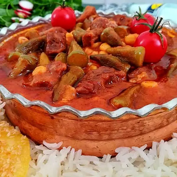 طرز تهیه خورشت بامیه خوشمزه | چجوری خورش بامیه درست کنم