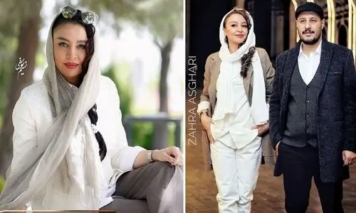 عکس عروسی جواد عزتی در فضای مجازی وایرالی شد | لباس عروسی خانم جواد عزتی همه را شوکه کرد +عکس