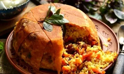 طرز تهیه شاه پلو مخلوط؛ مخصوص عاشقان ته‌دیگ | فوت و فن‌های خوشمزه شدن شاه پلو مخلوط