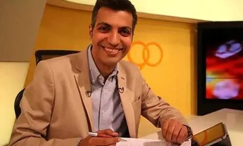 نوشته عجیب و حیرت آور روی کیک تولد عادل فردوسی پور | جوانی عادل فردوسی پور در 50 سالگی +عکس